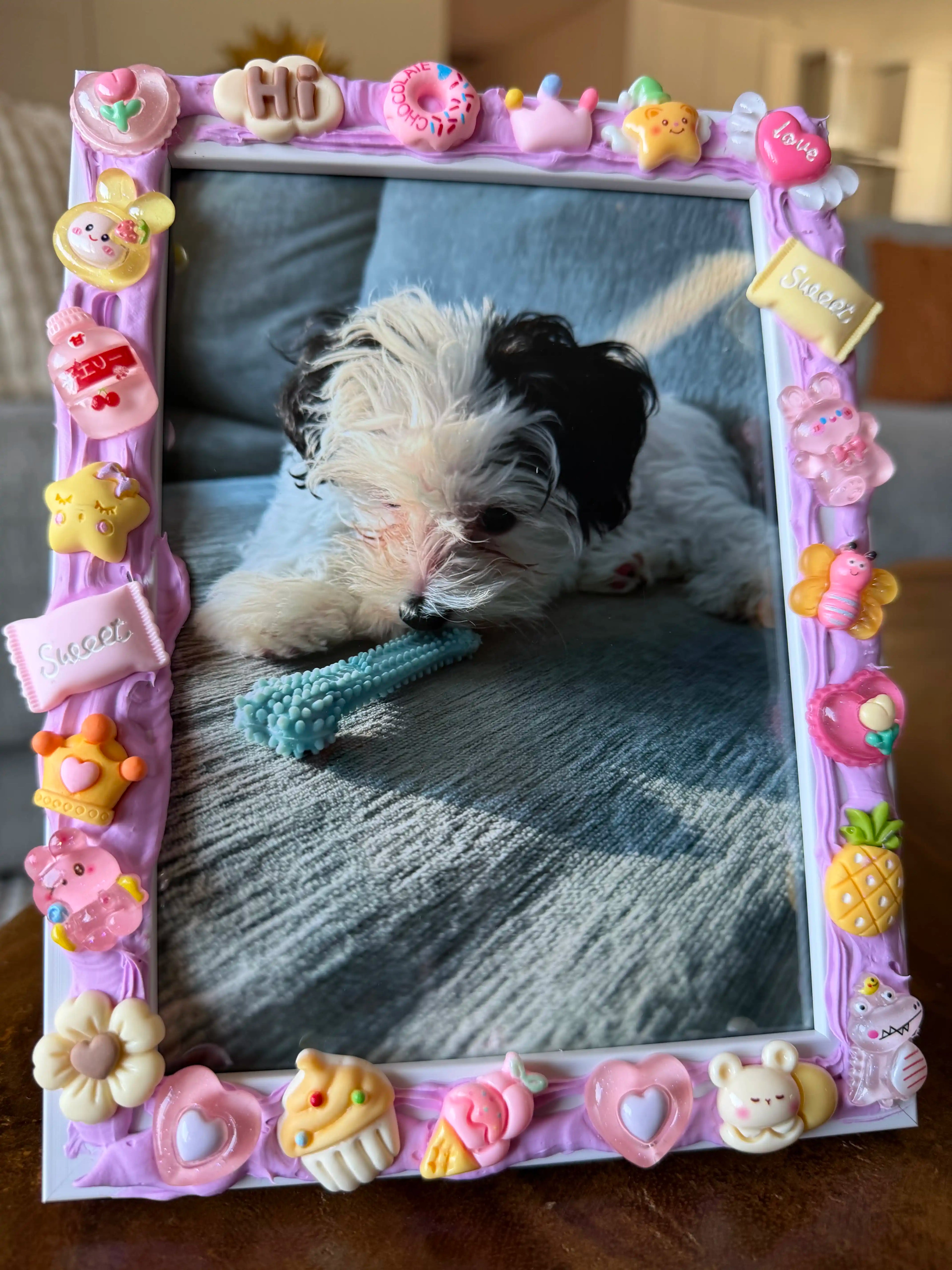 "Sweet Shop" 5" x 7" Pink Deco Frame