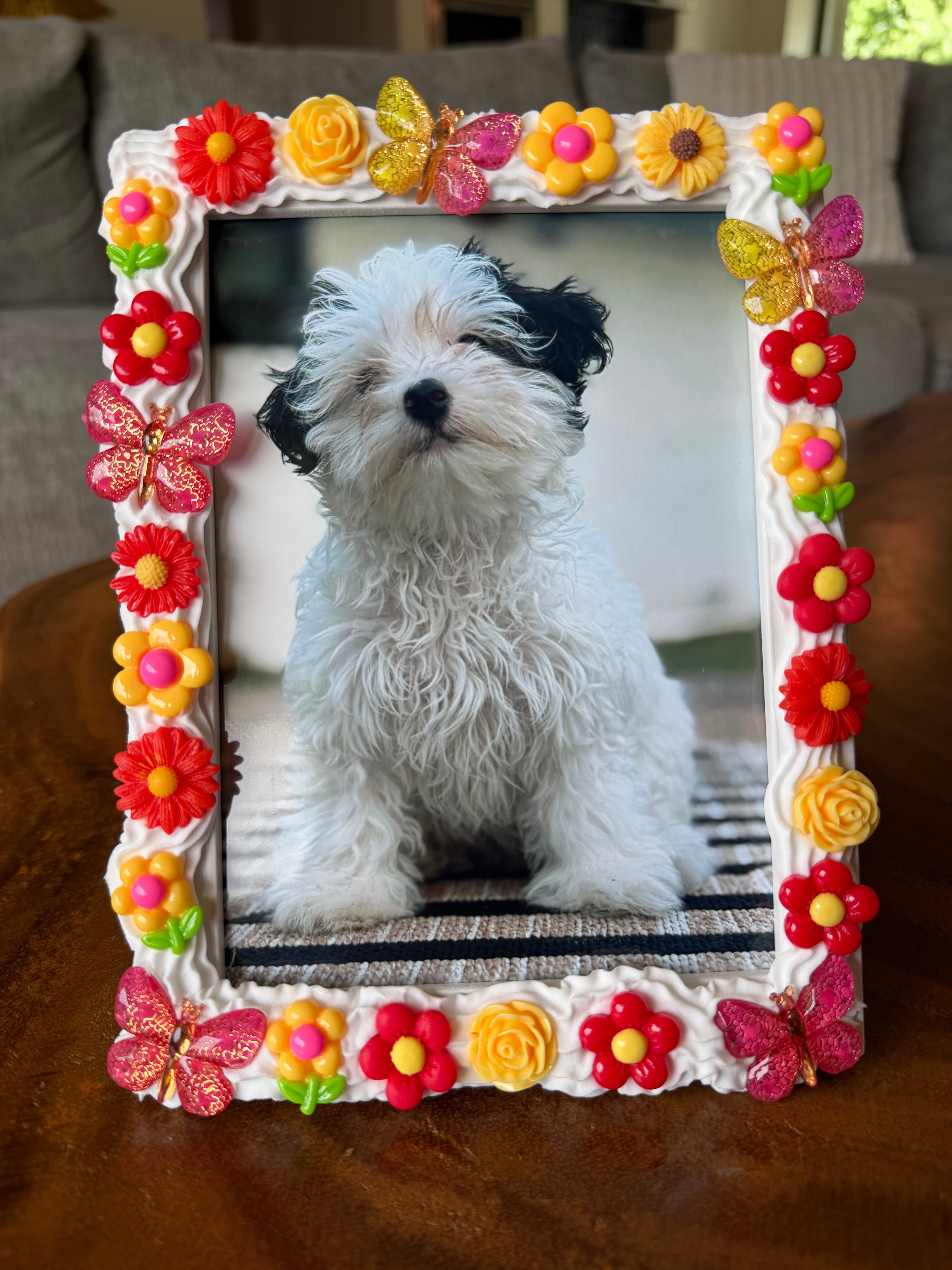 Bright Sunshine Floral Deco Frame (5x7)