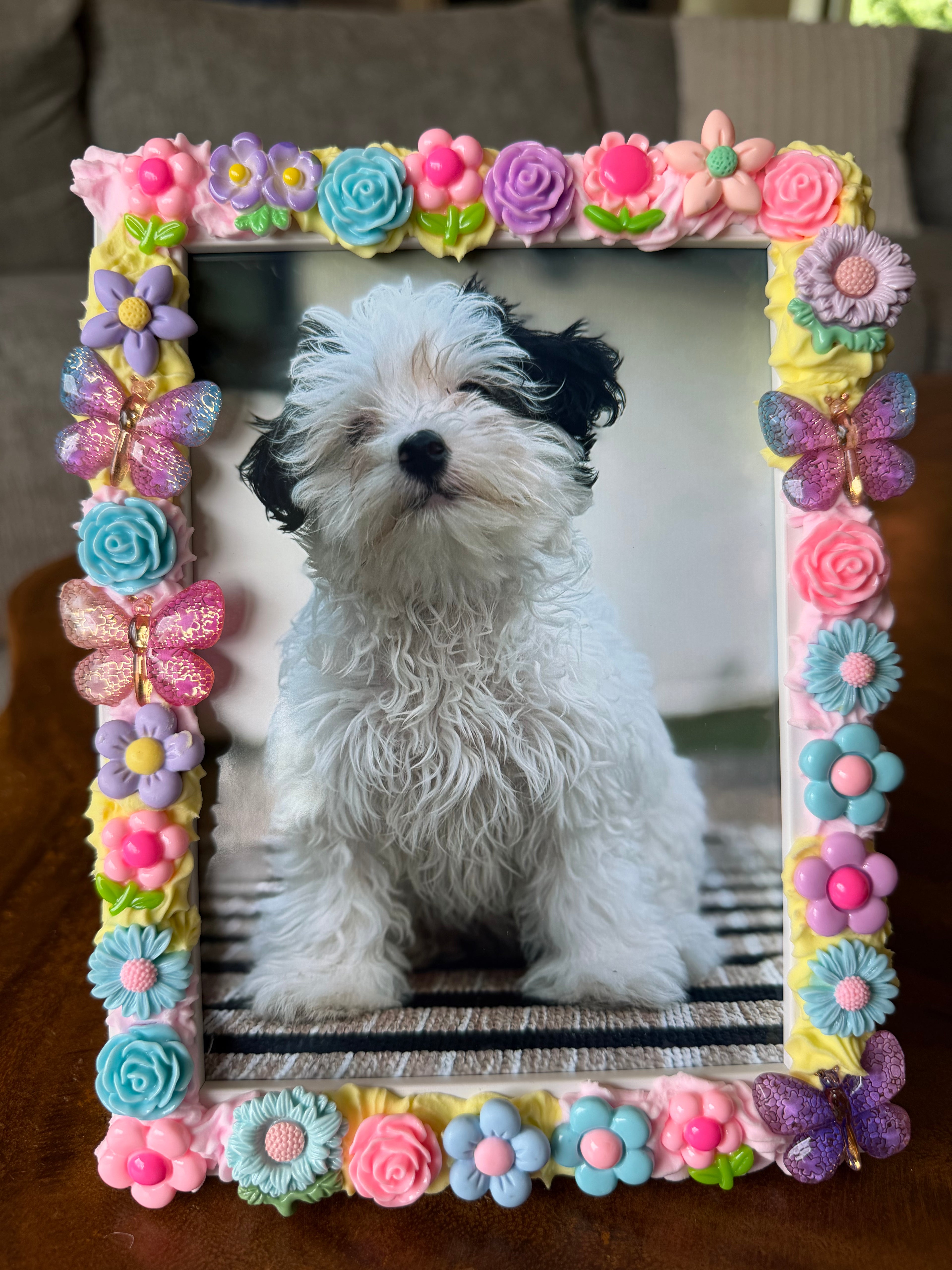 Pastel Fairy Garden Deco Frame (5x7)